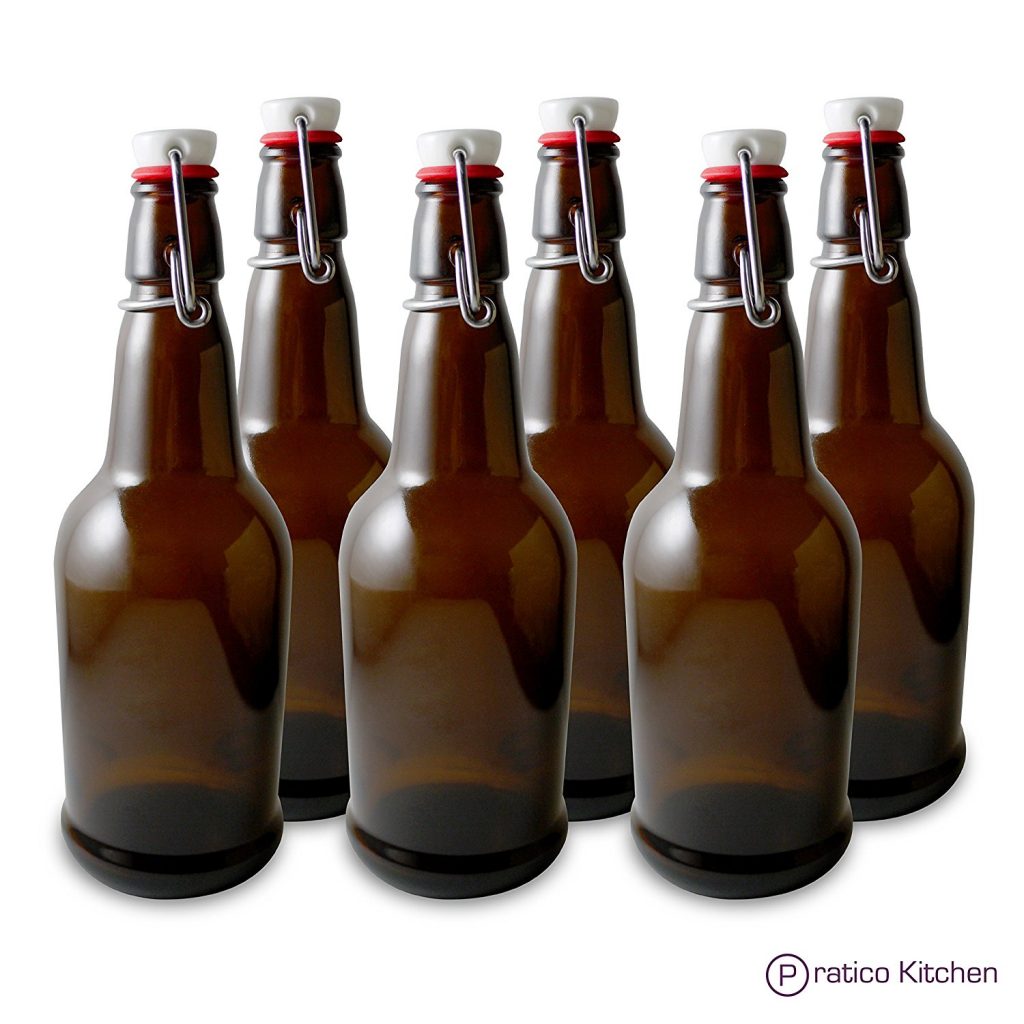 16 Oz. Flip Top Beer Bottles