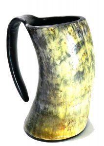 Handcrafted large viking cup 