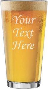 personalized beer glasses for many occasions.