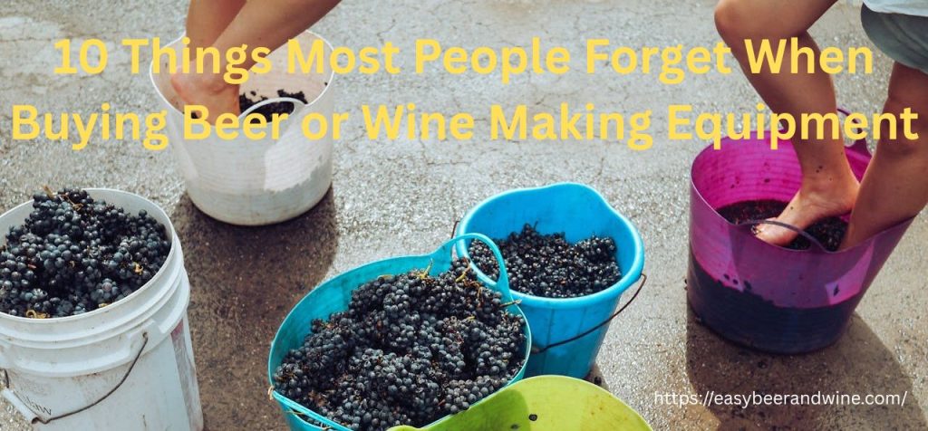 feet in buckets with grapes